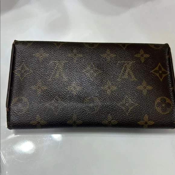 Louis Vuitton Authentic Dark Brown Monogram Porte Tresor long Wallet - Picture 2 of 11